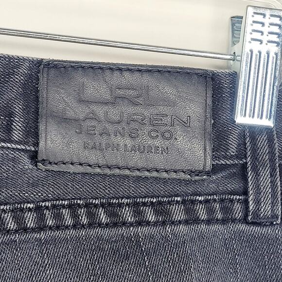 LRL Lauren Jeans Co Boyfriend Fit Black Jeans Size 2P Petite - Picture 3 of 8